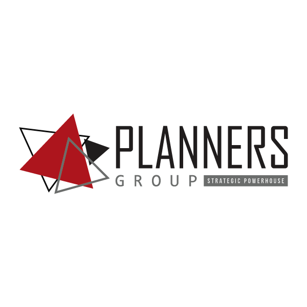 Planners group  Strategic powerhouse Logo | website - site - web